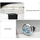 Car Aromatherapy Essential Oil Car Diffuser With 10 Replacement Felt Pads S