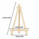 10Pcs Mini Wooden Artist Easel-e Wedding Table Stand Display Holder - 15 X  I7P7