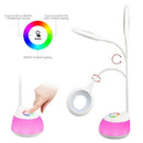 Led Desk Lamp, Colorful Dimmable Desk Lamps Table Lamp 3 Brightness Levels