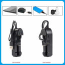 Rechargeable 1-Slot Battery Charger Li-Ion USB Single Slot Smart Fast Charg P5Y5