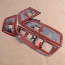 4pcs Black Window Switch Button Cover Trim Fit for BMW X3 G01