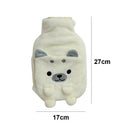 Soft Rubber Safety Home Hot Water Bottle Cold Relief Keep Warm With Fleece Cover
