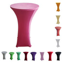 Deep Pink Stretch Cocktail Poseur Dry Bar Pub Spandex Tablecloth Cover Party