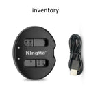 KingMa NB-12L Dual Slot Battery Charger for Canon G1x Markii N100 MINI X