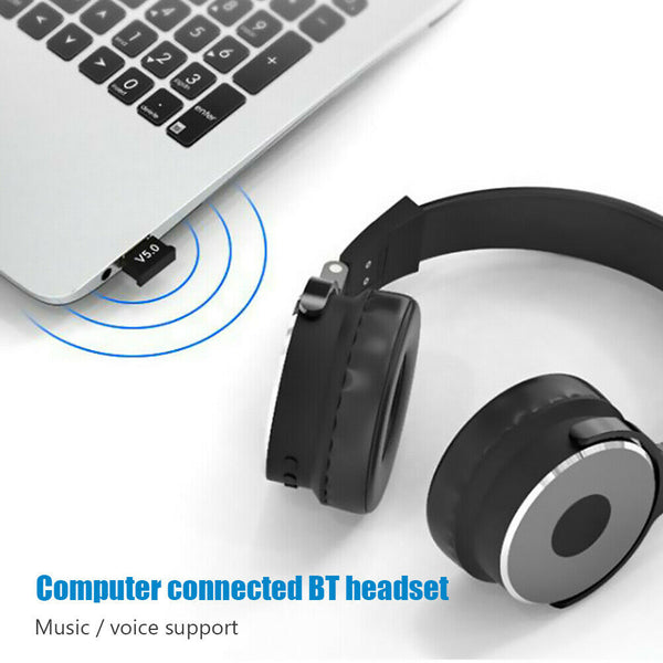 USB Bluetooth 5.0 Adapter Dongle CSR 4.0 Audio Receiver Transmitter for Computer