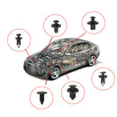 190PCS  Auto Car Plastic Rivet Fasteners Push Pin Trim Bumper Fender Panel Clips