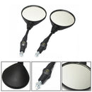 1 Pair Motorcycle Scooter Handlebar Rearview Side Mirrors 10mm Thread New UOK