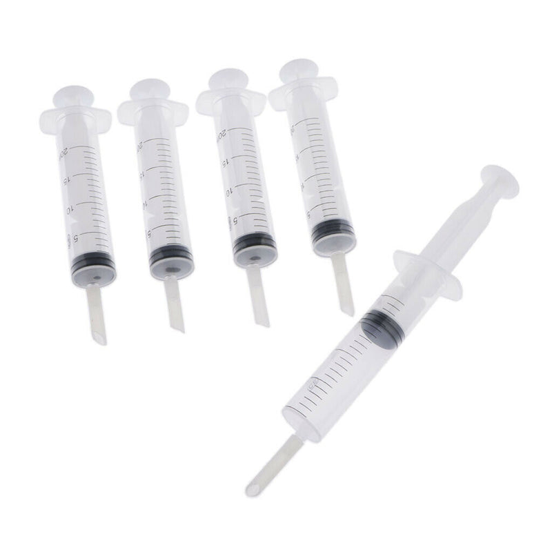 10Pcs Bird Feeding  Baby Parrot Feeders Tool Birds Supplies 20ml