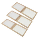 3x 2 In 1 Ancient Paper Making Method Wooden Paper Making Papermaking Mould