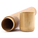 Bamboo Toothpaste Storage Box  Holder Bathroom Accessories Travel Merchandis Hn
