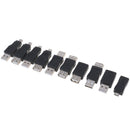 10Pcs USB 2.0 type A Female to type B Male Printer Adapter Converter ConnectoOZ