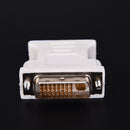 portable top dual link connector DVI-I male analog 24+5 To VGA female adapter MO