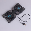 Laptop mini octopus usb cooling notebook 2 fans cooler pad foldable fan 10"- TE