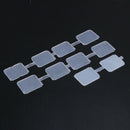 5 Compartments Transparent Visible Plastic Fishing Box Fishing Tackle Durab