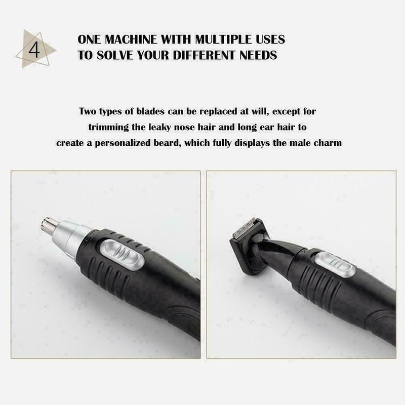 Electric Nose Hair Trimmer Nose and Ear Eyebrow Clippers Nasal X1O2 Water I5Z8