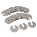 50PSC/SET Solar Panel PV Grounding Clip/Washer/Spacer - 1.77x1.77''