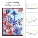 DIY Flower Special Shaped Diamond Painting 100 Pages Notebook Sketchbook