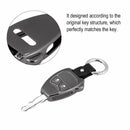 Key Shell Car Key Case Cover Holder for Jeep Wrangler 08-17 Compass 08-15 P
