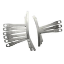 9Pcs Understring Radius Gauge for Guitar Bass Setup Builder Luthier Tools Supply