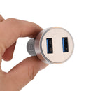 Dual USB Car Charger Port Adapter Voltage Car Charger Hand ï¼D