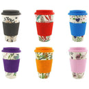 Mugs Reusable Bamboo Fiber Coffee Mugs Insulation Travel Mug 430ML Drink Cu