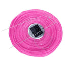 Waterproof LED Solar Cloth Chinese Lantern Festival Hanging Lamp (Pink)