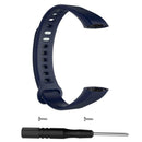 Silicone Wristwatch Band Strap for Huawei Honor 3 Smart Bracelet(Dark Blue)