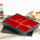 5 Grid Bento Box Japanese Lunch Box Reusable Chopsticks Rice Sushi Catering