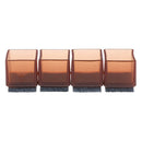 4X Square Chair Leg Silicone Cap Pad Furniture Table Feet Cover Floor Protect OZ