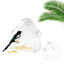 Glass Window Bird Feeder Clear Perspex Viewing Suction Cup Hanging Peanut Se Hn