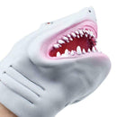 Plastic Shark Hand Puppet For Story Tpr Animal Head Gloves Kids Toys Gift A A1F3