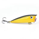 6cm/6.4g fishing lures hard baits artificial popper crankbait wobblers bait Gw