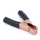2 Red+ 2 Black 50A Copper Coated Car Battery Test Clips Alligator Clamps