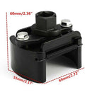 Car Universal 60-80mm Oil Filter Wrench Cup 1/2"Housing Tool Remover J Pg