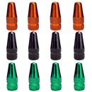 12pcs Mountain Bike MTB Bicycle Tire Wheel French Air Valve Caps Cover