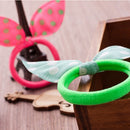 10X Rabbit Ears Hair Holders Hair Accessories Child Girl Women Rubber HairBandHF