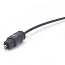 Audio CableBlack TOSlink Plug to MINI-TOSLink OPTICAL 3.5mm Jack 0.5m  JR