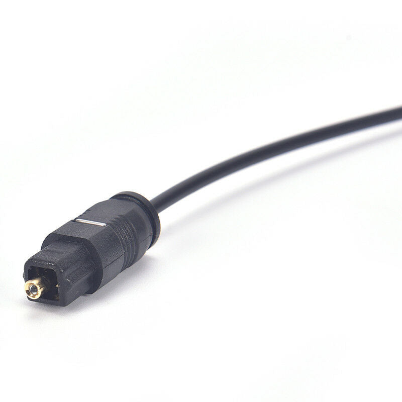 Audio CableBlack TOSlink Plug to MINI-TOSLink OPTICAL 3.5mm Jack 0.5m  JR