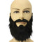Costume Party Men Halloween Beard Facial Hair Disguise Game Black Mustached  Z