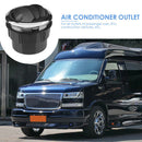 75mm A/C Air Vent Air Conditioning Outlet with Chrome for RV Bus (B 70mm) A