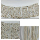 Macrame Woven Wall Hanging Curtain Fringe Garland Banner Shabby Chic Bohemi