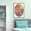 Holding Pig Girl Diamond Embroidery Cross Stitch Diamond Painting Mosaic
