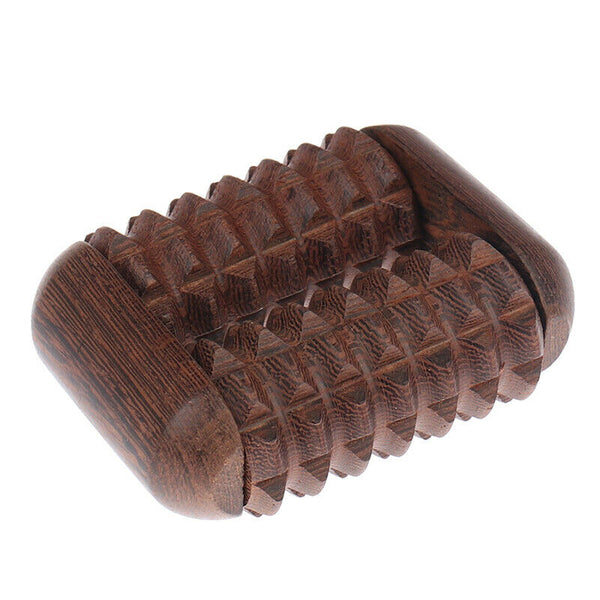 Wenge Hand Reflexology Massage Tool Palm Massager Roller Press Point  ScrapSEAU