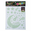 Cartoon Twinkle Star Moon Glow In The Dark Luminous Wall Stickers Decals De