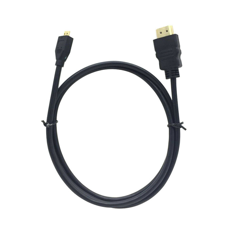 1m Black 4K Video Adapter Home HDMI Cable Portable Stable HD For Raspberry Pi 4B