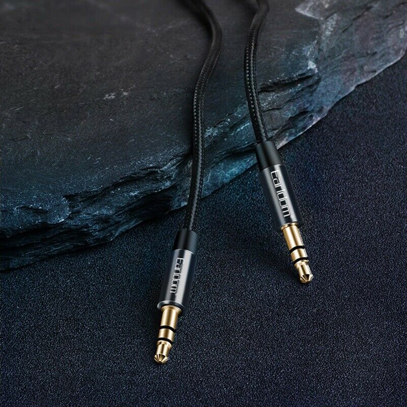 3.5mm Jack Male to Male Stereo Aux Audio Cable Cord  For PC iPad MP3 Speaker
