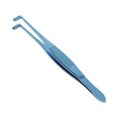 Stainless Steel Roller Tip Angled Meibomian Gland Expressor Forceps - 11cm /