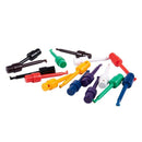 Multimeter Part Colorful Electrical Testing Hook Clip Grabber 8 Pair W1H9