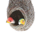 Simulation Straw Cute Bird Nest Garden Hanging Decoration Bird House