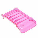 Kitchen/Bathroom Sucker Draining Soap box,Soap Dish,Soap Saver,Stop Mushy S